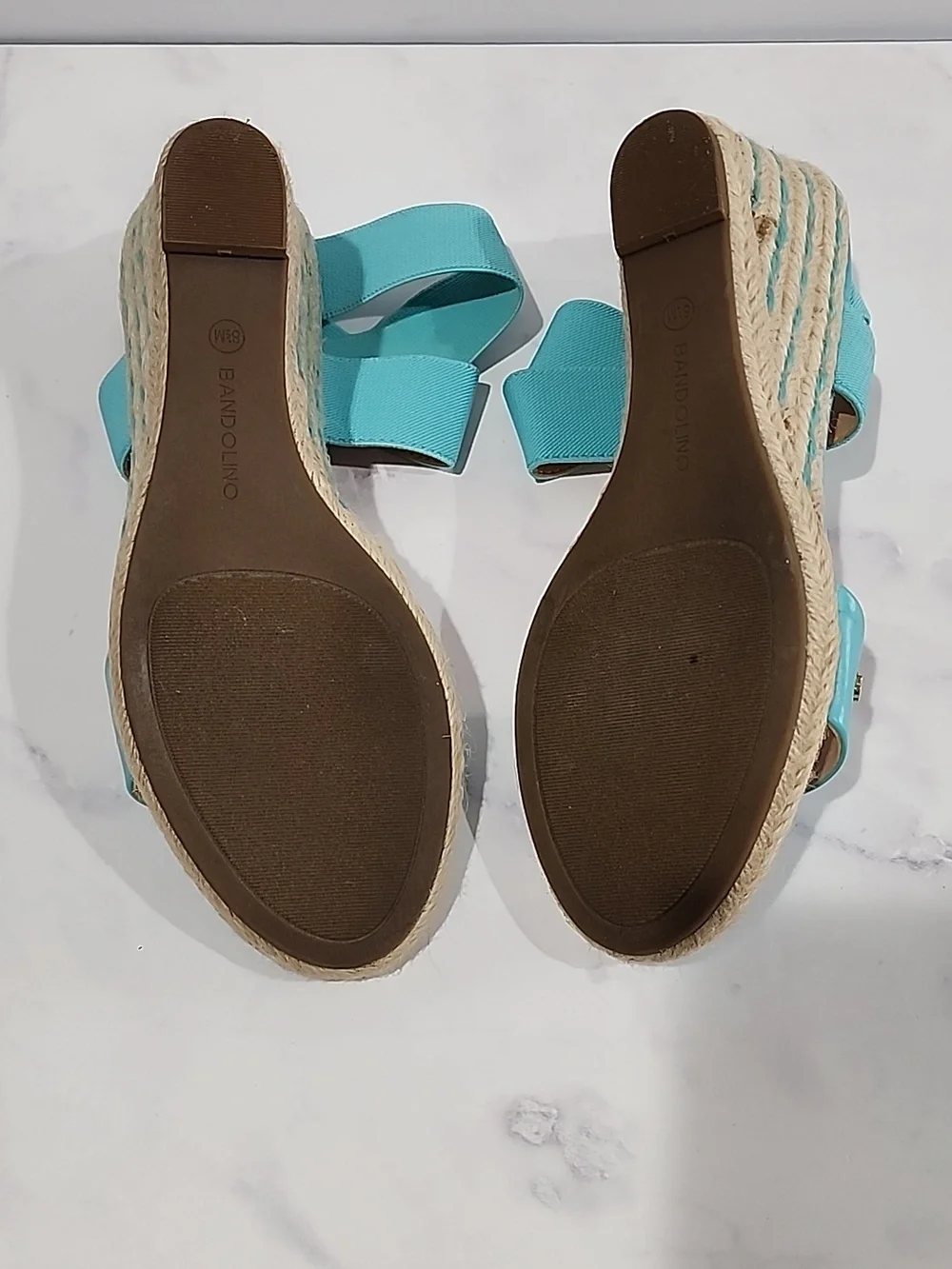 Bandolino Stylish  Wedge  Blue Sandal